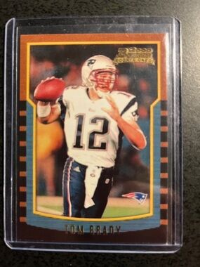 Tom Brady Rookie 2000 Topps Reprrint